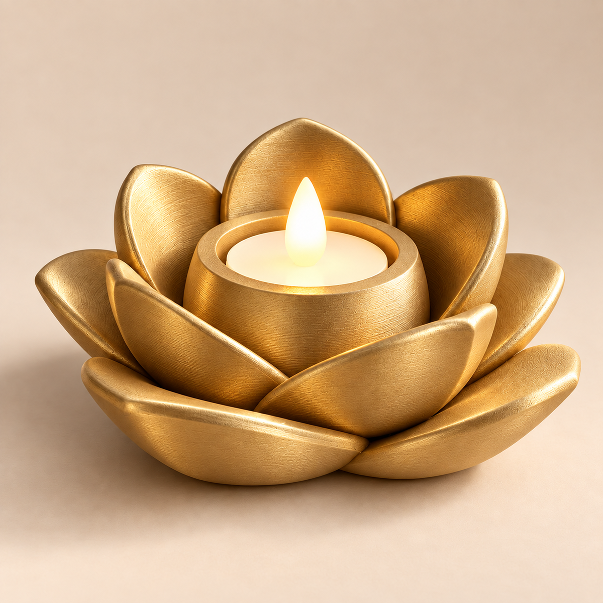 Lotus Flower LED Tealight Holder – Zen Modern Home Decor