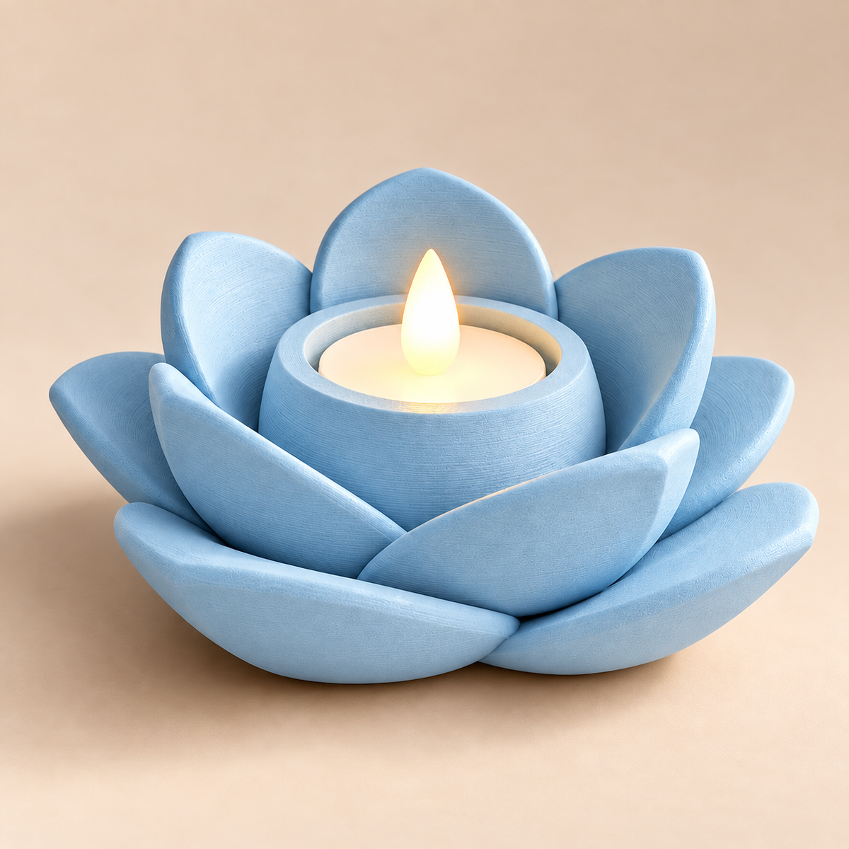 Lotus Flower LED Tealight Holder – Zen Modern Home Decor