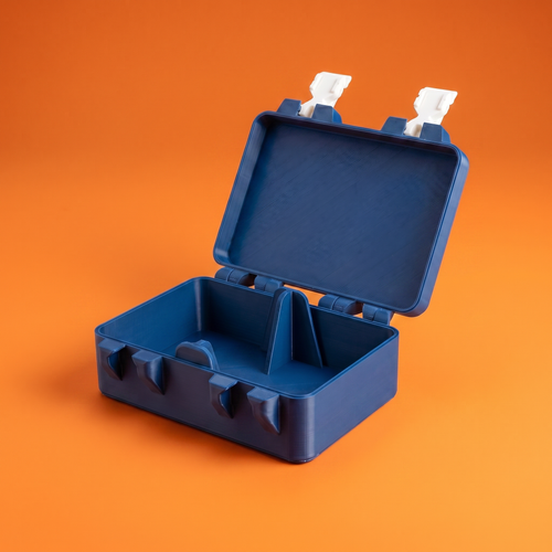 Soccer sticker case on orange background